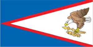 The official flag of the American Samoan nation.