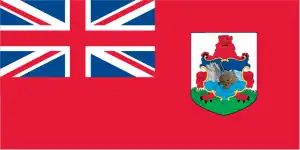 The official flag of the Bermudian nation.