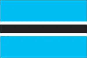 The official flag of the Motswana (singular), Batswana (plural) nation.