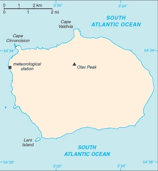 The overview map of the N/A national land.