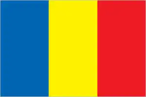 The official flag of the Chadian nation.