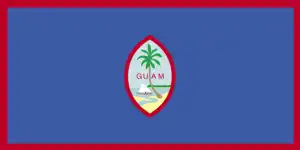 The official flag of the Guamanian nation.