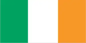 The official flag of the Irish nation.