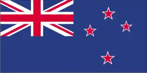 The official flag of the New Zealand nation.