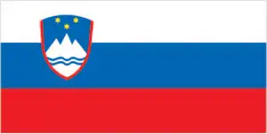 The official flag of the Slovenian nation.