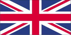 The official flag of the British nation.