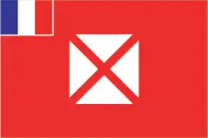 The official flag of the Wallisian, Futunan, or Wallis and Futuna Islander nation.